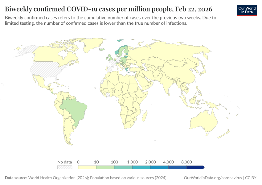 A thumbnail of the "Biweekly confirmed COVID-19 cases per million people" chart