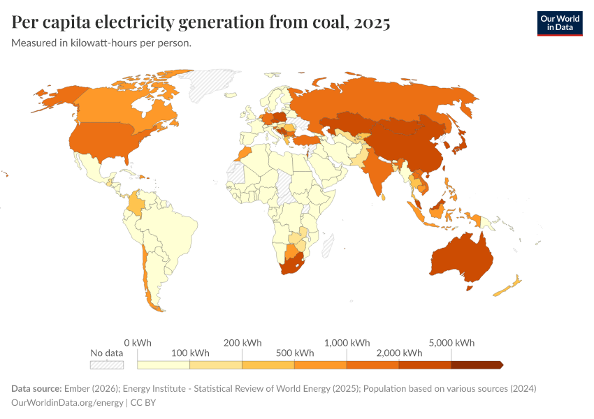 A thumbnail of the "Per capita electricity generation from coal" chart