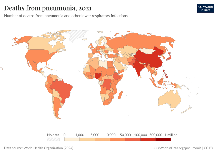 A thumbnail of the "Deaths from pneumonia" chart