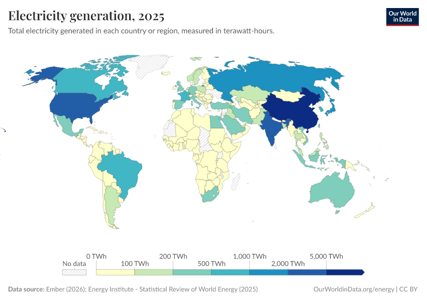 A thumbnail of the "Electricity generation" chart